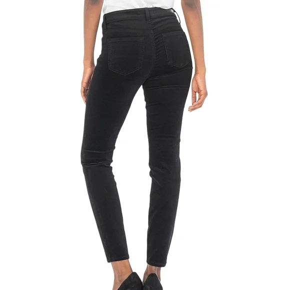 Kut From The Kloth Dianna Black Corduroy Skinny Jeans 10 - Picture 3 of 10